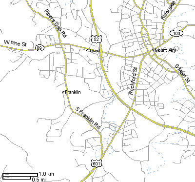 Mt. Airy Map