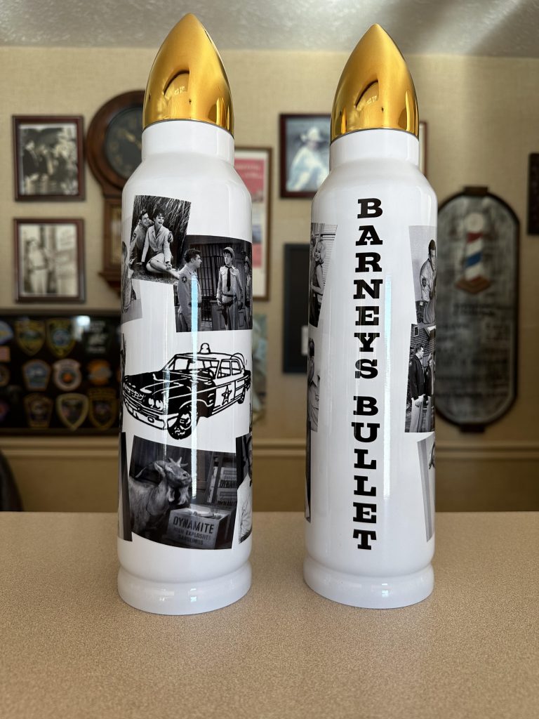 Barney's Bullet Thermos $25